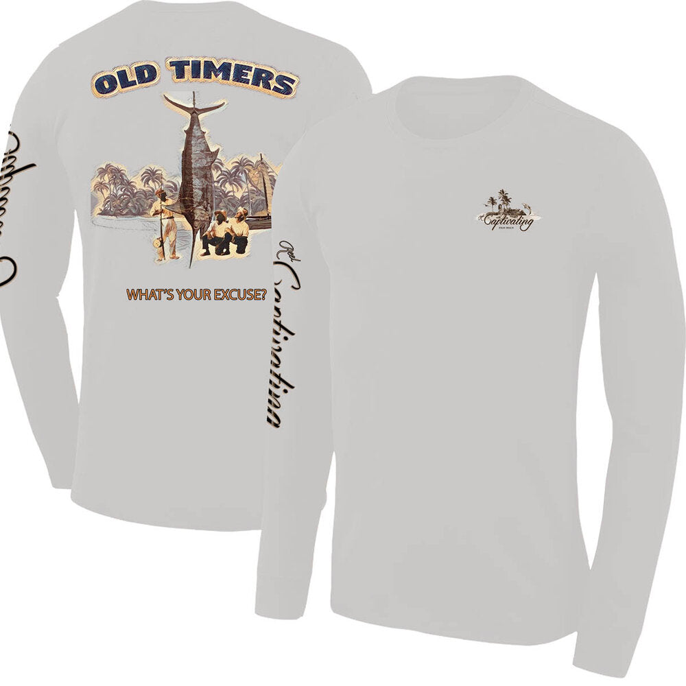 Old Timers - Men's Performance Fishing & Boating Long-Sleeve Shirt –  ReelCaptivating