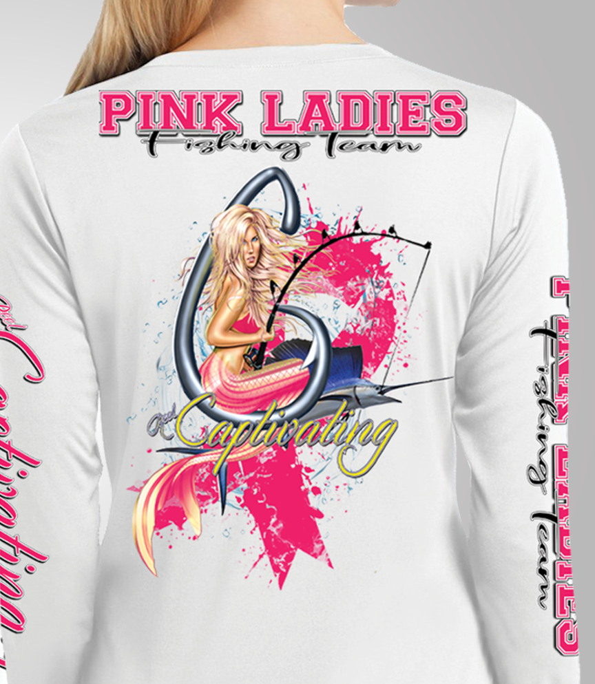 Pink Ladies Fishing Team Jersey  (V-Neck)