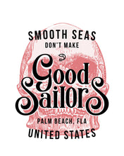 Load image into Gallery viewer, Good Sailor - Red Skull - Palm Beach
