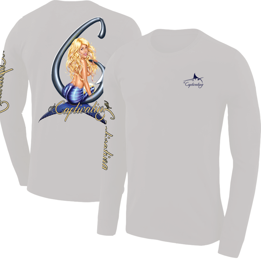 The Mermaid - Men's Long-Sleeve Boating & Fishing Performance Shirt –  ReelCaptivating