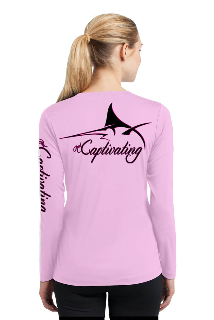 Ladies Pink Scaled Fishing Shirts – Hooked Apparel